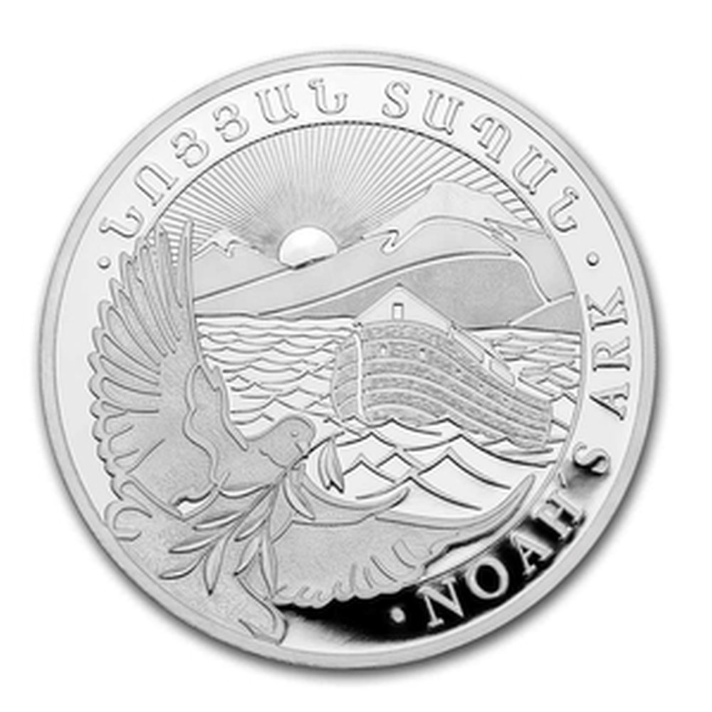 Moneta Arka Noego 1 uncja srebra - wysyłka 24 h!
