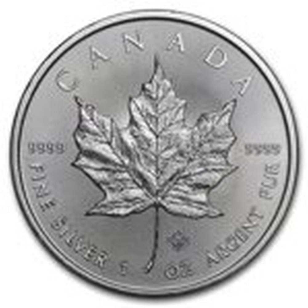 Moneta Kanadyjski Liść Klonowy 25 x 1 uncja srebra TUBA MENNICZA - wysyłka 24 h!