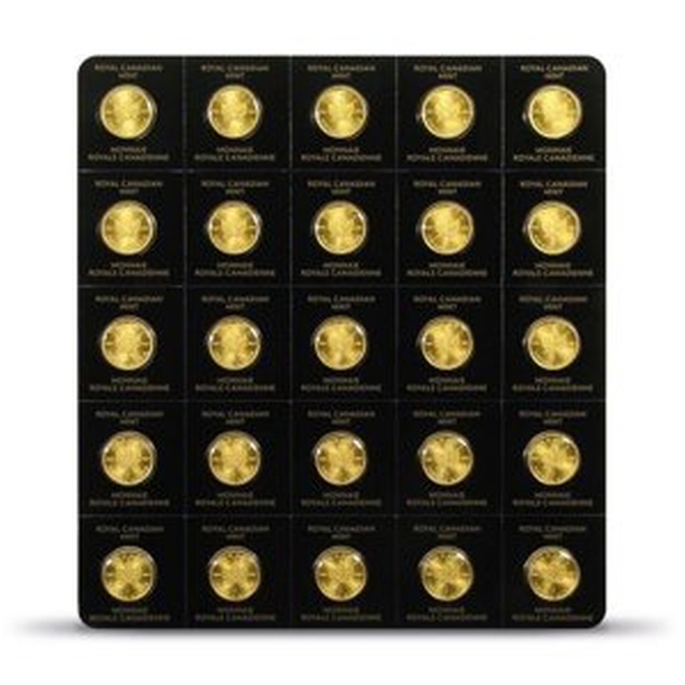 Moneta Kanadyjski Liść Klonowy 25 x 1g złota - wysyłka 24 h!
