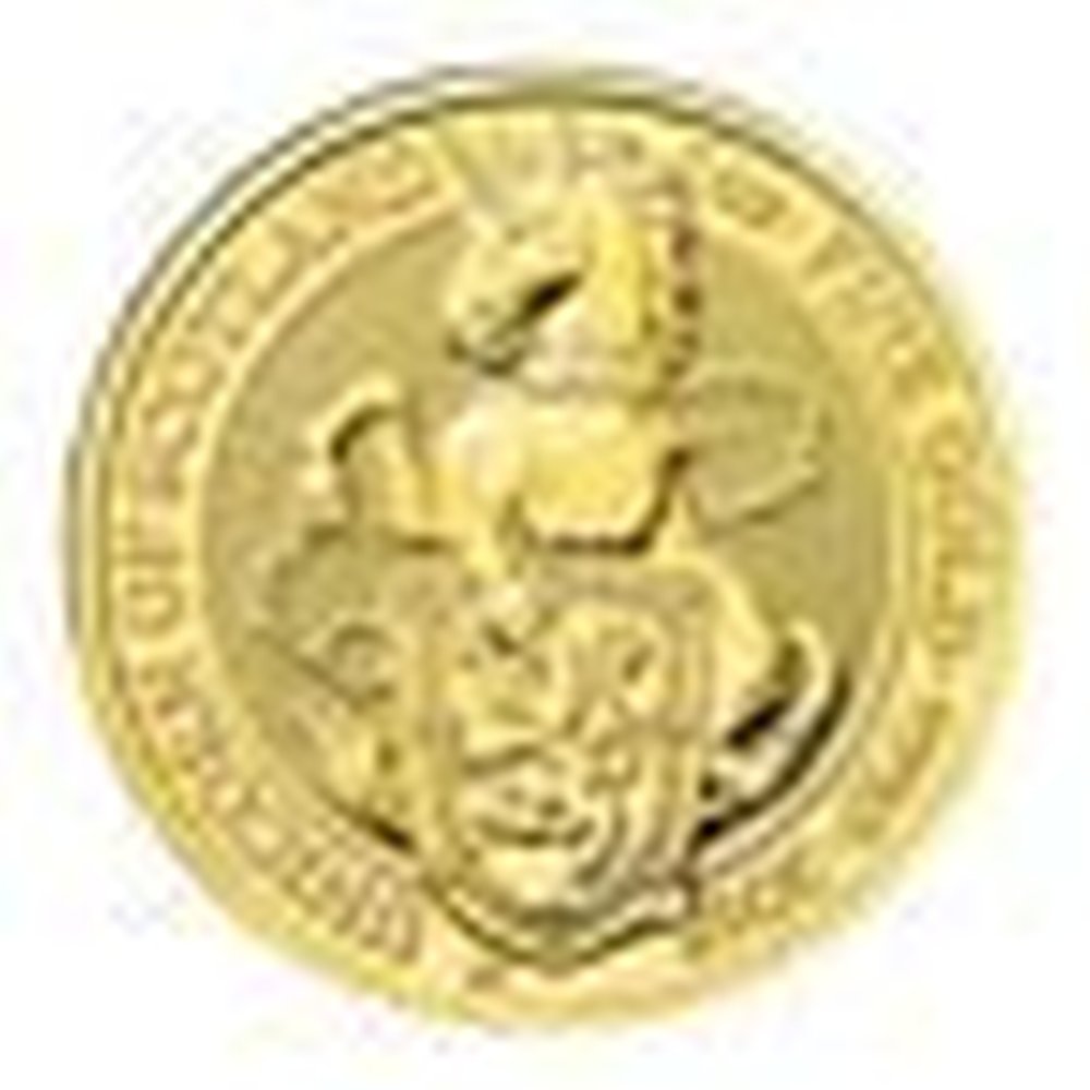 Złota Moneta Bestie Królowej: Jednorożec 1 uncja złota - wysyłka 24h!
